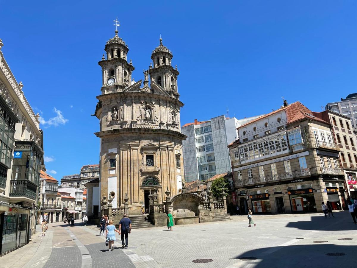 Ferienwohnung Atico Exclusivo Y Centrico En Peregrina Pontevedra Exterior foto